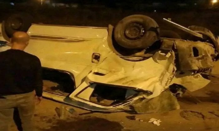 حادث سير في البحيرة يُسفر عن 11 جريحًا