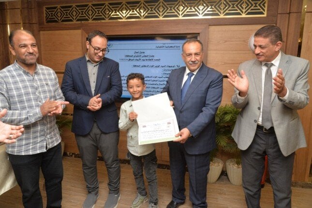 تكريم أبطال الكيك بوكسينج في أسيوط بعد إنجازهم العالمي في تركيا