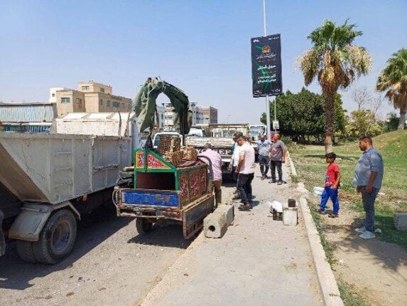 زيارة رئيس جهاز مدينة العبور لتعزيز جمال المدينة وتطوير معالمها